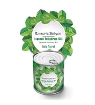 Durukar® Konserve Bahçem Evde Konservede Kolay Ispanak Yetiştirme Kiti