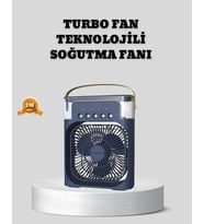 Sessiz Çalışan Turbo Fan Güçlü Hava Akışlı Masa Üstü Vantilatör