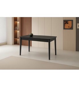 Ortadan Açılır Büyüyen Yemek Masası Koyu Gri 60x100cm SADECE MASA FİYATIDIR