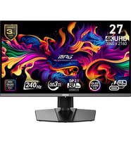 MSI 26.5 QD OLED MPG 272URX 0.03MS 240HZ HDMI-DP USBC GAMING MONİTÖR 3840X2160