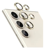 Coverzone Samsung Galaxy S24 ile uyumlu Kamera Lens Koruma Kolay Takabilen G�r�? A�?s?n? Bozmayan Y�ksek ��z�n�rl�kl� Premium Advice Safir Kamera Lens Koruma (Gold, Galaxy S24 Plus)