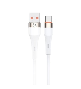 Powerway HC05 Örgülü 5 Amper USB TO Type- C 1 Metre Şarj Data Kablosu
