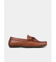 Erkek Hakiki Deri Taba Loafer Ayakkabı