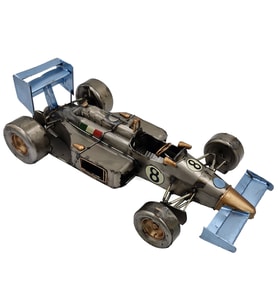 Dekoratif McLaren Formula 1 Metal Nostaljik Yarış Arabası - Hız Tutkunlarına Hediye