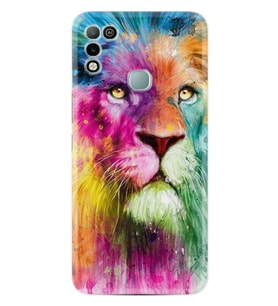 Infınıx Hot 11 Play Kılıf Resimli Desenli Baskılı Silikon Kılıf Colorfull Leon 2 1388