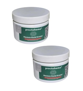 Proctohemo Etkili Rahatlatıcı  Masaj Bakım Kremi 150 ml 2 Adet