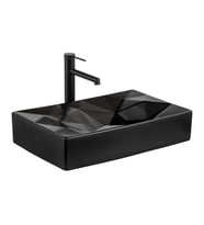E-W2000MS Tezgah Üstü Lavabo Mat Siyah