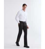 LCW BUSINESS Kahverengi Standart Kalıp Erkek Takım Elbise Pantolonu