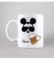 Mickey Mouse Baskılı Kupa Kişiye Özel