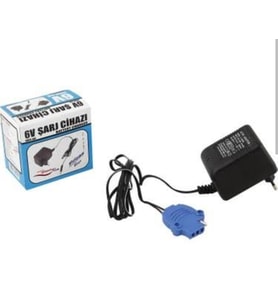 ORJİNAL PİLSAN 6 VOLT 1000 MA ŞARJ CİHAZI / MAVİ SOKETLİ ADAPTÖR