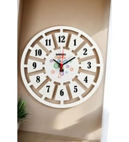 Bankacı Duvar Saati 40cm 003 (Beyaz)
