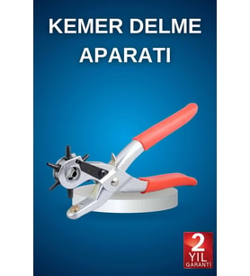 Kemer Delme Pensesi Deri Pensi Zımba 6 Farklı Boyutta