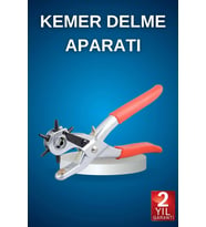 Kemer Delme Pensesi Deri Pensi Zımba 6 Farklı Boyutta