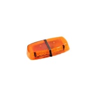 Ledli Mini Oval İkaz Lambası Sarı 24 Led 24V /Laık99 (Karışık)
