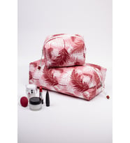Makyaj Çantası 2 Set (Pembe)