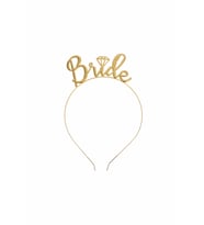 Metal Bride Gelin Tacı Gold