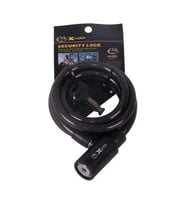 X-LOCK XBYC TY502 Spiral Kilit 10x1500 mm Çelik BİSİKLET KİLİT