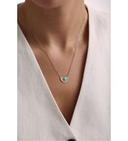 Heritage Firuze Half Round Kolye
