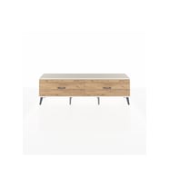 Arges TV Ünitesi 2 Çekmeceli  176x30x51 Antrasit-Aytaşı/Çam