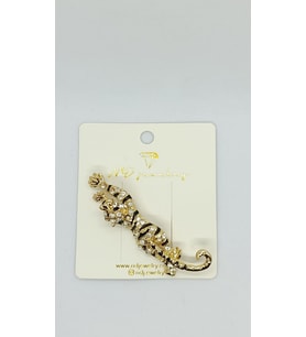 Glam Tiger Taşlı Broş