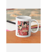 Haikyuu Nekoma Kupa Bardak (Beyaz)