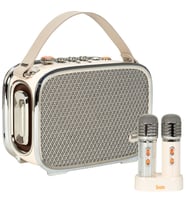Divoom SongBird Ultra 100W Çift Mikrofonlu Karaoke Bluetooth Hoparlör, Beyaz