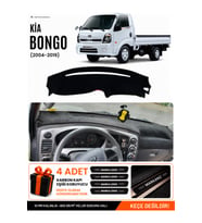 e-biz KİA BON-GO (2004-2019) Uyumlu Torpido Koruma, Torpido Örtüsü, Torpido Kılıfı - Siyah - KI001