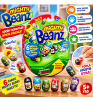 Mighty Beanz 6'lı Paket Seri 2 Yuvarlanan Koleksiyon Fasulyeleri Takla Atan Eğlenceli Oyuncak Seti