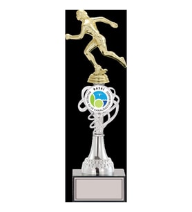 ODAK KUPA - Figürlü Kupalar - Atletizm Kadın Figürlü Kupalar FG-034 B - 37 cm