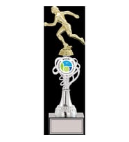 ODAK KUPA - Figürlü Kupalar - Atletizm Kadın Figürlü Kupalar FG-034 B - 37 cm