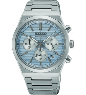 Seiko SSB459P1 Kronograf Safir Camlı Çelik Kordon Çelik Kasa 10 ATM Suya Dayanıklı Metalik Renk Erkek Kol Saati