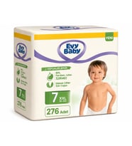 Evy Baby Bebek Bezi 7 Beden 19+ KG XXLarge 276 Adet Ekstra Süper Fırsat Pk