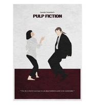 Pulp Fiction 2 Tablo Ahşap Poster Dekoratif