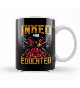 Aesthetic Creative Inked And Educated Tattoo Lover Kupa Bardak Porselen