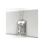 925 Ayar Gümüş Tarot (the Empress) Imparatoriçe (Gümüş)