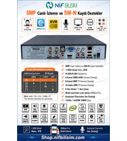 Xmeye 4 Kanal 5mp H.265+ Yüz Algılama Destekli 5in1 XVR Kayıt Cihazı