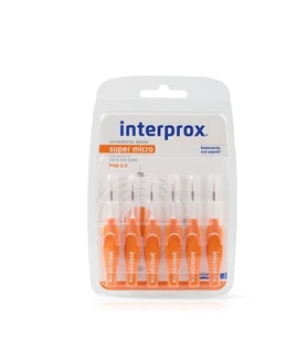 Interprox Interproximal Süper Micro 0.9mm Arayüz Fırçası 6 Adet TURUNCU