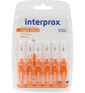 Interprox Interproximal Süper Micro 0.7mm Arayüz Fırçası 6 Adet TURUNCU