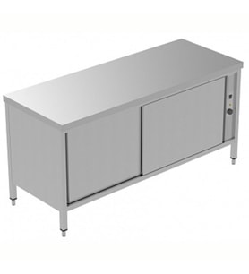 Electrolux Professional Sıcaklık Dolabı, 1 Ara Raf Ve 4 Kayar Kapılı, Fanlı Isıtma, Sırtsız - 1800 Mm, Plus GTCD1800E