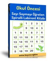Okul Öncesi Sayı Saymayı Öğreten Labirent Kitabı