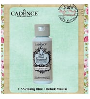 Cadence Style Matt Enamel Cam & Porselen Boyası 59 ml. E-352 Bebek Mavi 