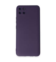 Realme C11 Kılıf Nano içi Kadife Silikon - Mor