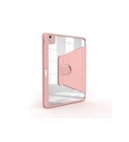 Apple iPad Air 10.9 2020 4.Nesil 360 Dönebilen Standlı Nayn Kılıf (Pembe)