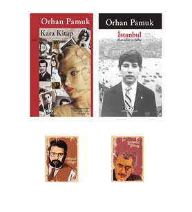 Orhan Pamuk Romanları - Istanbul Romanı 9789750807169 - Kara Kitap 9789750826139 - defterli seti (Renksiz)