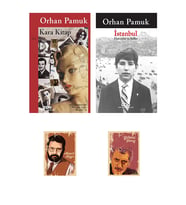 Orhan Pamuk Romanları - Istanbul Romanı 9789750807169 - Kara Kitap 9789750826139 - defterli seti (Renksiz)