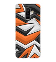 Samsung Galaxy A6 Plus (2018) Uyumlu Kapak Grafiti Tasarımlı Şeffaf Silikon Kılıf