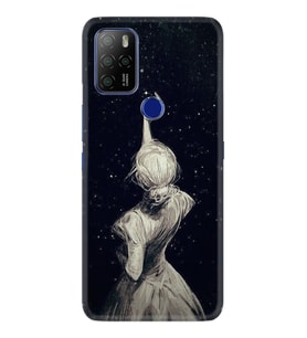 Omix X300 X500 X400 X600 X700 Kılıf Desemli Silikon Star Woman 1332