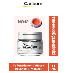 Uzun Sağlıklı Dayanıklı Tırnaklar UV Makineleri Uyumlu Ellisan Protez Tırnak Jeli Builder 56 Gram