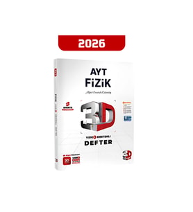 2026 3D AYT Fizik Video Destekli Defter