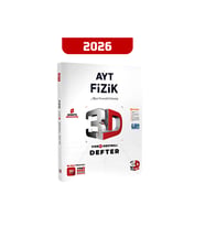 2026 3D AYT Fizik Video Destekli Defter